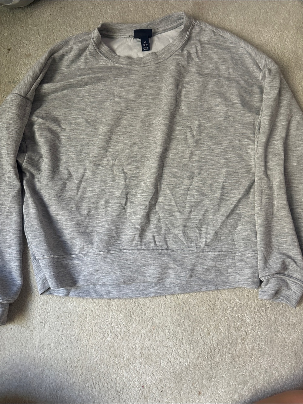 Kids' Lightweight Crewneck Sweatshirt - Light Gray